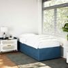 vidaXL Bed Frame without Mattress Blue 80x200 cm Velvet