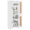 vidaXL Highboard White 69.5x34x180 cm Engineered Wood
