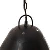 vidaXL Industrial Hanging Lamp 25 W Black Round 32 cm E27