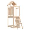 vidaXL Play Tower Brown 110.5 x 52.5 x 214 cm Solid Pine Wood