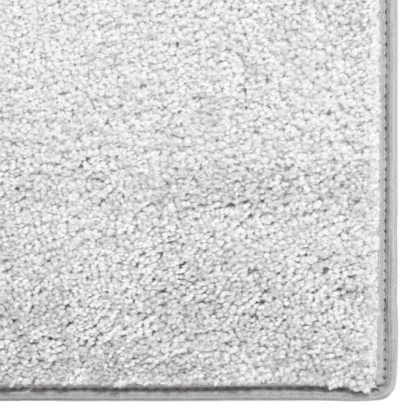 vidaXL Soft Pile Rug Anti-slip 67x180 cm Light Grey