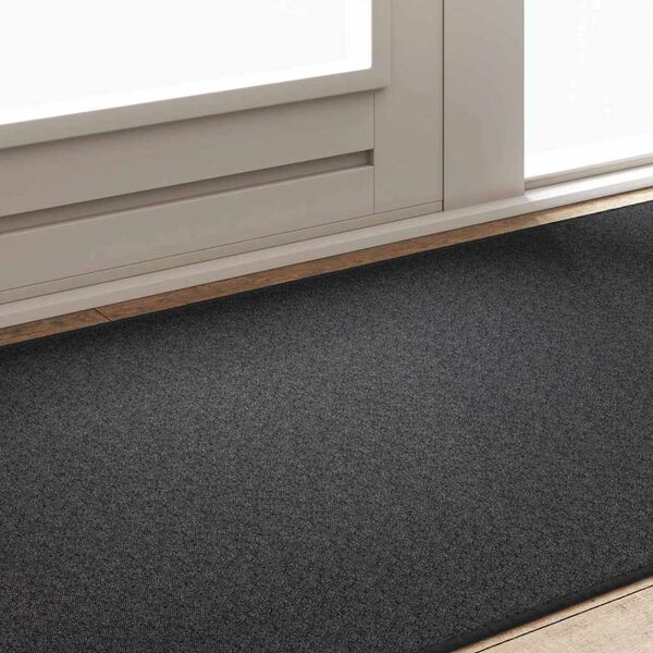 vidaXL Carpet Runner Dark Grey 100 x 200 cm 100% Polypropylene