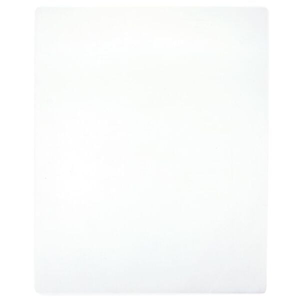 vidaXL Jersey Fitted Sheets 2 pcs White 140x200 cm Cotton