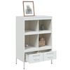 vidaXL Highboard White 68x39x101.5 cm Steel