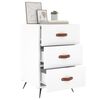 vidaXL Bedside Cabinet White 40x40x66 cm Engineered Wood