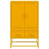 vidaXL Highboard Mustard Yellow 68x39x111.5 cm Steel