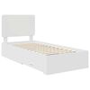vidaXL Bed Frame with Headboard White 75 x 190 cm Engineered Wood