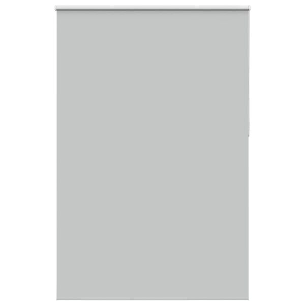 vidaXL Roller Blind Blackout Light Grey 145x210 cm Fabric Width 141.6 cm Polyester