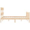 vidaXL Bed Frame without Mattress 140x190 cm Solid Wood Pine