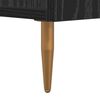vidaXL Bedside Cabinet Black Oak 40 x 40 x 66 cm Engineered Wood