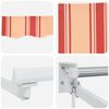 vidaXL Awning Manual Yellow and Orange 350 x 250 x 165 cm Polyester