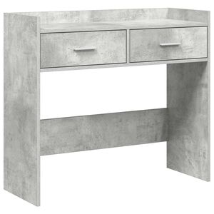 vidaXL Console Table Concrete Grey 90 x 35 x 80 cm Engineered Wood
