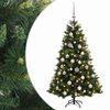 vidaXL Artificial Christmas Tree with Bauble 120 cm 150 LEDs