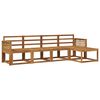 vidaXL Outdoor Sofa Set 5 pcs Natural Solid Acacia Wood