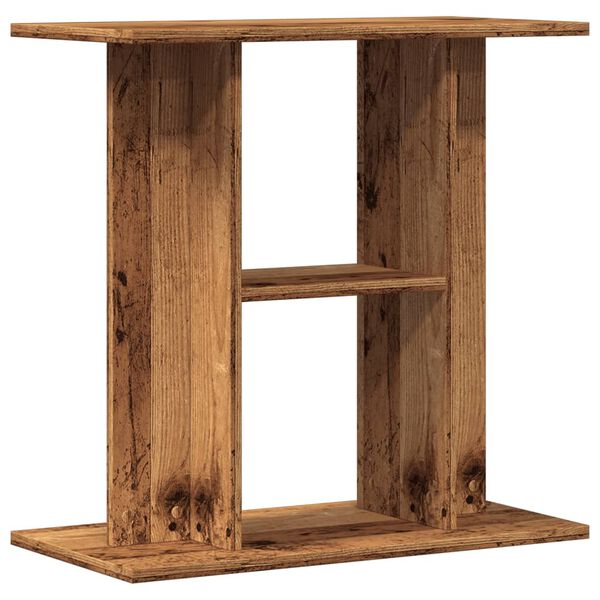 vidaXL Aquarium Stand Old Wood 60x30x60 cm Engineered Wood