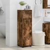 vidaXL Bathroom Cabinet Smoked Oak 30.5 x 30 x 101 cm Engineered Wood