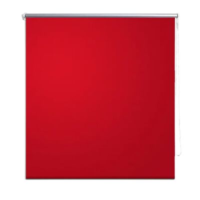 Roller Blind Blackout 40 x 100 cm Red