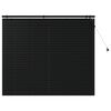 vidaXL Venetian Blind Black 145 x 130 cm 35 mm Solid Paulownia Wood