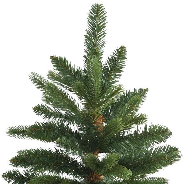 vidaXL Artificial Hinged Christmas Tree Green 180 cm PVC, PE and steel