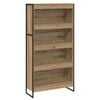 vidaXL Book Cabinet 80 x 30 x 155 cm Engineered Wood Artisian Oak