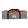 vidaXL Family Tent Cabin 6-Person Grey and Orange Waterproof