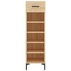 vidaXL Shoe Cabinet Sonoma Oak 30x35x105 cm Engineered Wood