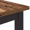 vidaXL Table Old Wood 80 x 50 x 76.5 cm Engineered Wood and Steel
