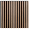vidaXL Acoustic Wall Panels 8 pcs Slatted 60.5x60 cm Oak Veneer