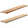 vidaXL Window Sills 2 pcs&nbsp;Untreated 160x25x2 cm Solid Wood Oak