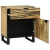 vidaXL Bedside Cabinet Brown 50 x 33 x 60 cm Solid Acacia wood