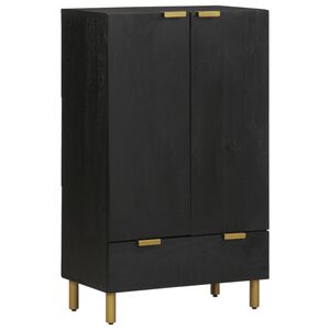 vidaXL Highboard Black 60x33x100 cm Engineered Wood
