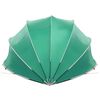 vidaXL Pool Dome Folding Manual Green 500 x 500 x 236 cm