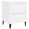 vidaXL Bed Cabinets 2 pcs White 40x35x50 cm Engineered Wood
