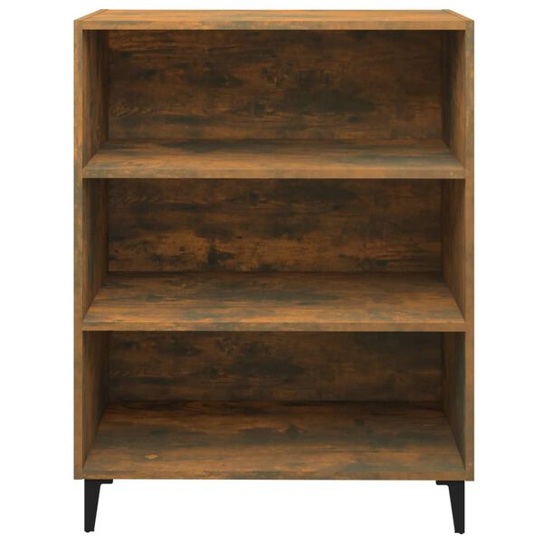 vidaXL Sideboard Smoked Oak 69.5x32.5x90 cm Engineered Wood