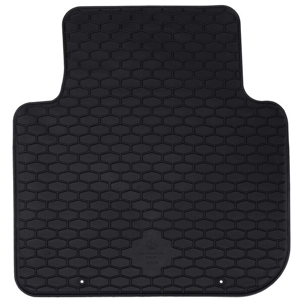 vidaXL Car Mat 4 pcs Black &Scaron;koda KODIAQ TDI Rubber