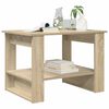 vidaXL Coffee Table Sonoma Oak 72 x 50 x 50 cm Engineered Wood