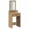 vidaXL Dressing Table Brown 50 x 41 x 140 cm Engineered Wood