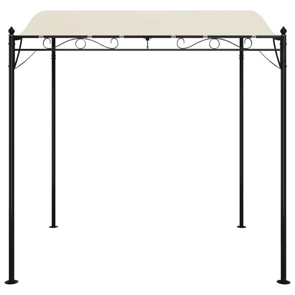 vidaXL Canopy Cream 2x2.3 m 180 g/m&sup2; Fabric and Steel