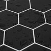 vidaXL Hexagon Tile 20 pcs White 30 x 30 cm Polyurethane and PET