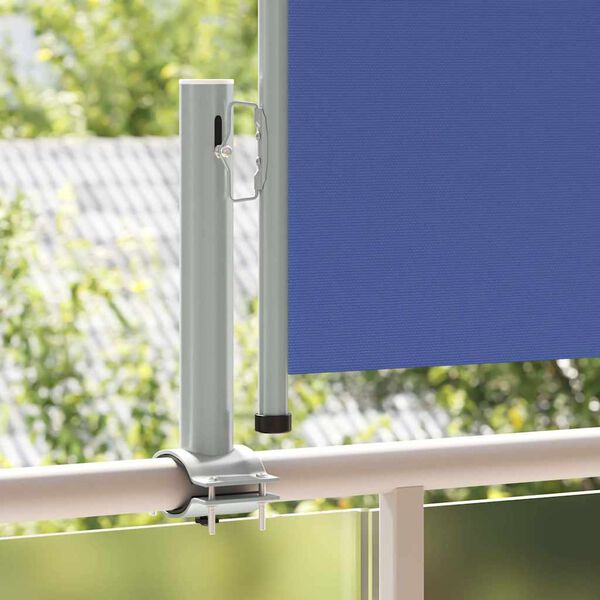 vidaXL Patio Retractable Side Awning 60x300 cm Blue