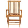 vidaXL 5 Piece Garden Dining Set Solid Teak Wood