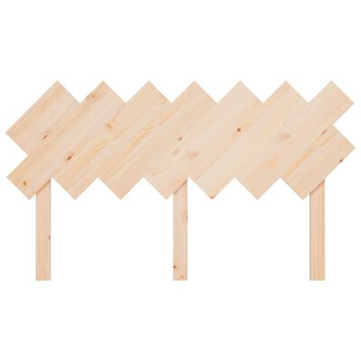 vidaXL Bed Headboard 151.5x3x81 cm Solid Wood Pine