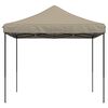 vidaXL Party Tent Folding Taupe 292 x 292 x 315 cm Oxford Fabric