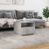 vidaXL Coffee Table with LED Lights Concrete Grey 50x49x40 cm