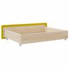 vidaXL Bed Drawers 2 pcs Yellow Engineered Wood and Velvet
