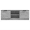 vidaXL TV Cabinet Concrete Grey 102x35x36.5 cm Engineered Wood