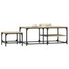 vidaXL Nesting Coffee Tables 2 pcs Sonoma Oak Engineered Wood