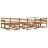vidaXL Outdoor Sofa Set 7 pcs Natural Solid Acacia Wood
