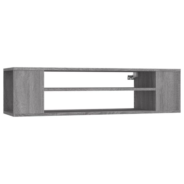 vidaXL Hanging TV Cabinet Grey Sonoma 100x30x26.5 cm Engineered Wood