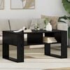 vidaXL Coffee Table Black Oak 92 x 53 x 45 cm Engineered Wood